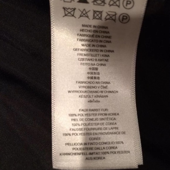 Michael Kors faux fur wrap vest zebra print M - Picture 7 of 8